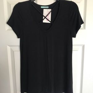 NWT Say It Simply Blouse- Black